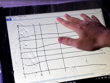 15&quot; wasserdichtes Fingerspitzentablett mit Abdeckungs-Glas EETI-Noten-Prüfer-With 3mm für im Freien